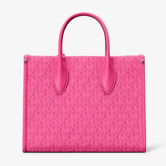 Michael Kors  Mirella Pink Tote Bag. - Picture 4 of 7